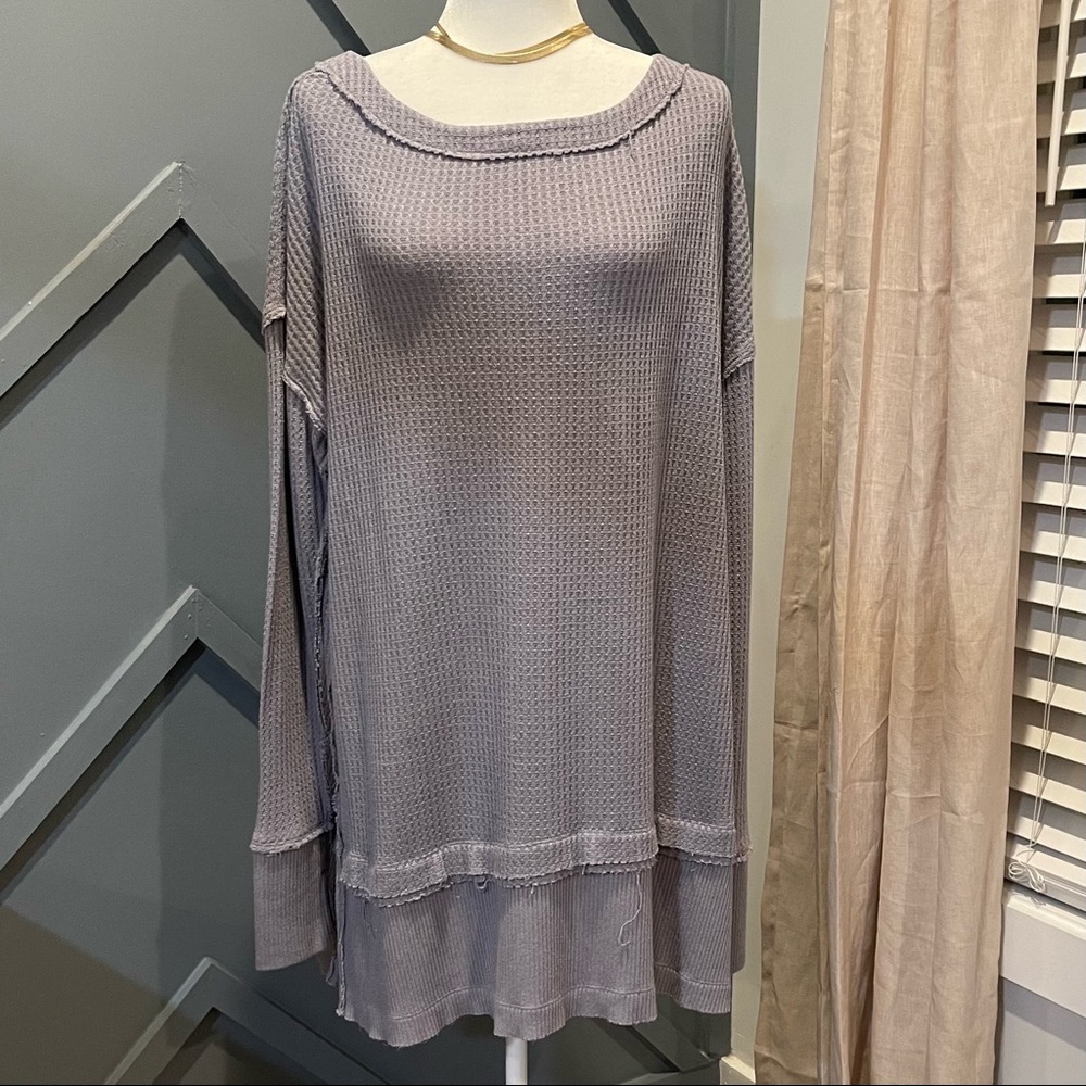 Free People grey thermal